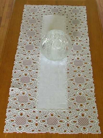 Lace Table Runner image 1