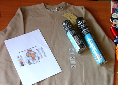 Sweat-Shirts Decorated with Embroidery image 1