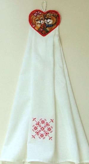 Valentine Towel Topper image 1