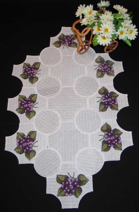 The Violets Bowl and Doily Set image 5