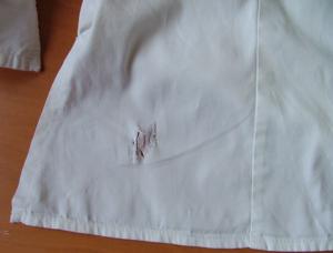 White Shirt with Embroidery or How to Restore Your Clothing Using Embroidery image 2