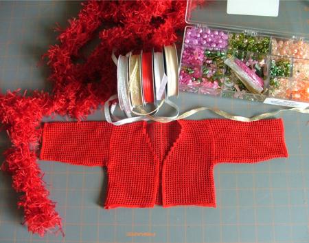 Basic Crochet Cardigan for 18" Dolls image 5