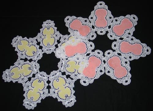 Appliqué FSL Doily Set image 1