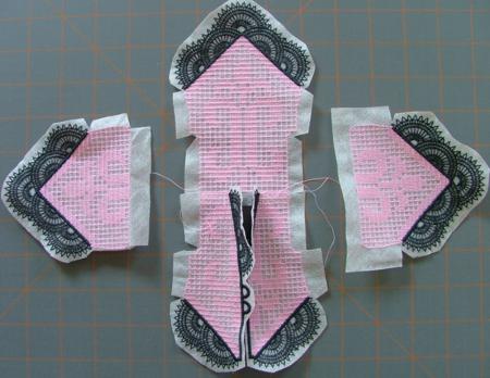 FSL Crochet Lace-Trimmed Jacket for 12" Doll image 3
