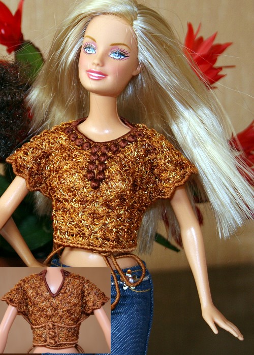 FSL Blouse for 12" Doll image 2