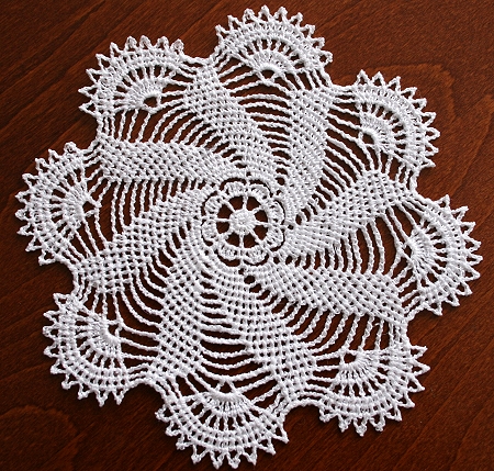FSL Crochet Swirl Doily image 2