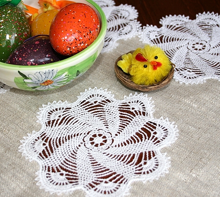 FSL Crochet Swirl Doily image 7