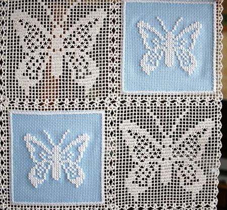 FSL Crochet Butterfly Applique Set image 10