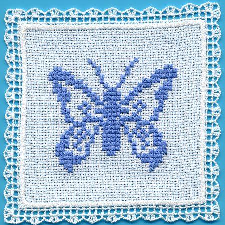 FSL Crochet Butterfly Applique Set image 13