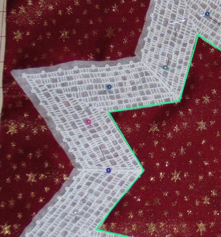 Crochet Christmas Star Doily image 4