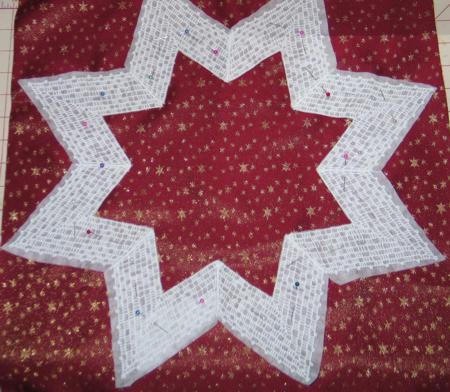 Crochet Christmas Star Doily image 3