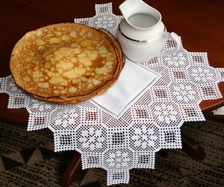 Doily with Geometric Crochet Border Lace image 4