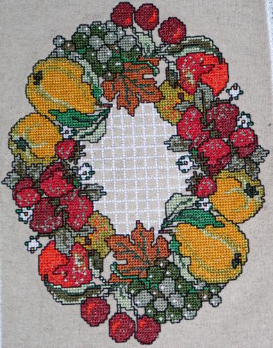 Harvest Doily with Crochet Border Lace image 2