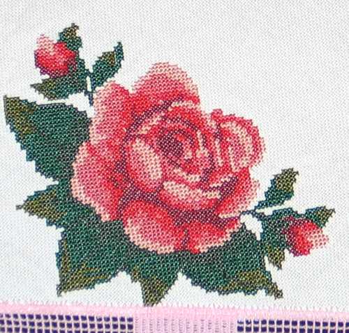 Roses Table Runner and Doily image 6