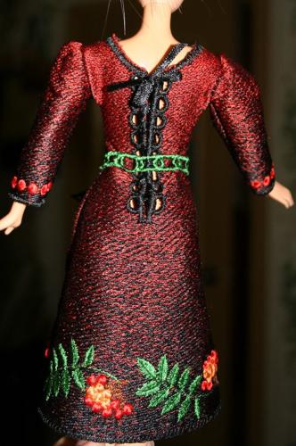 FSL Mountain Ash Dress for 12" Doll image 4
