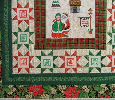 Mr. and Mrs. Santa Wall Quilt image 13