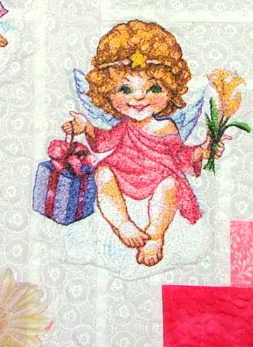 Happy Birthday Wall Hanging with Machine Embroidery image 5