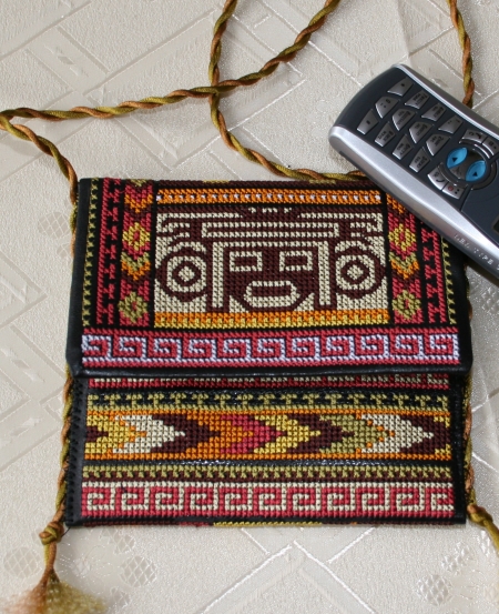 Purse with South-Western Indian Embroidery image 1