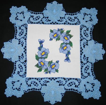 FSL Crocus Square Doily image 8