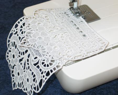 FSL Primrose Napkin Holder and Doily image 4