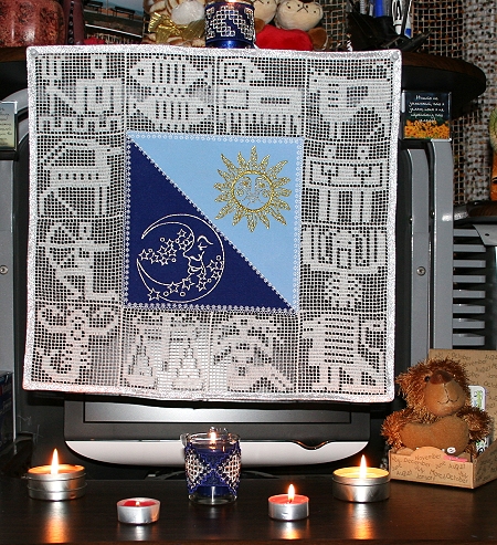 Zodiac Crochet Doily image 1