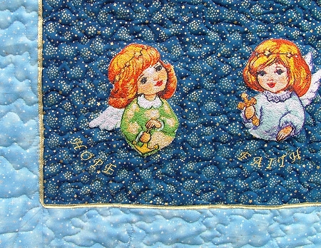 Three Angels Wall Hanging image 5