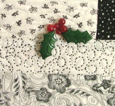 A Small Winter Cottage Wall Quilt image 6