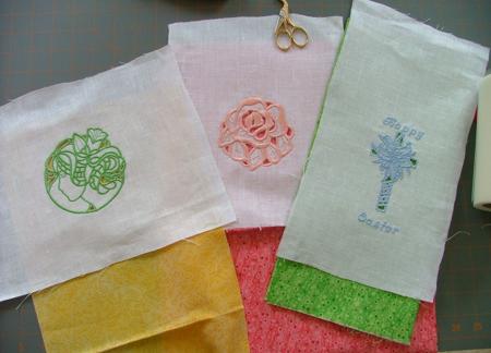 Quilted Greeting Cards with Machine EmbroideryPart II image 2