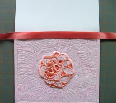 Quilted Greeting Cards with Machine EmbroideryPart II image 6
