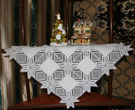 FSL Crochet Appliqué Winter Star Set image 2