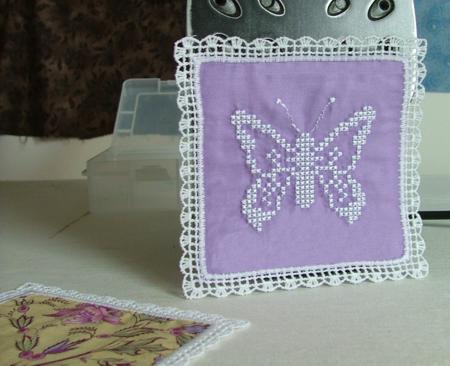 FSL Crochet Butterfly Applique Set image 8