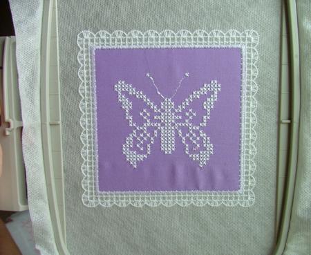 FSL Crochet Butterfly Applique Set image 7