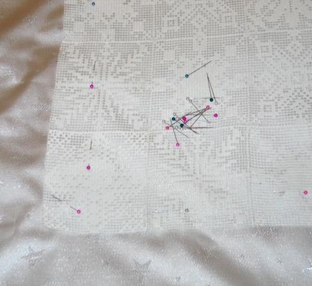 Crochet Lace Snowflakes Table Topper image 3