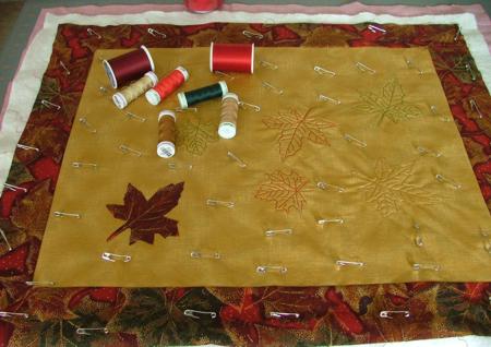 Autumn Leaves Table Topper image 2