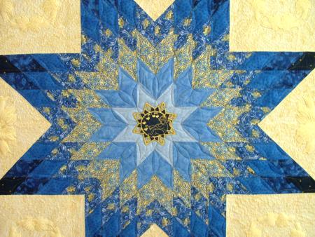 HOMEMAKING DREAMS: A Yellow and Blue Quilt