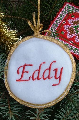 Cristmas Ornaments with Embroidery image 3