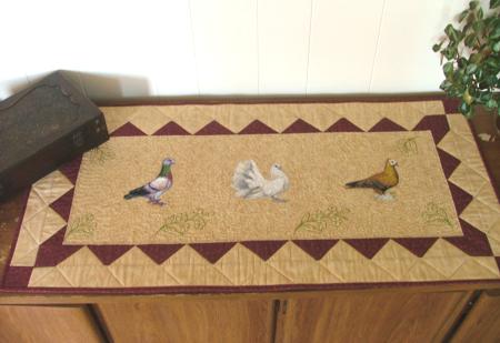 Country Style Dove Table Runner image 1