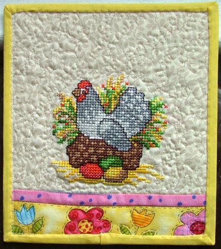 Quilted Greeting Cards with Machine Embroidery image 10