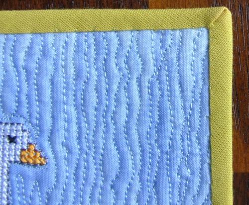 Quilted Greeting Cards with Machine Embroidery image 7