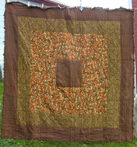 Autumn Leaves Frayed-Edge Quilt image 12