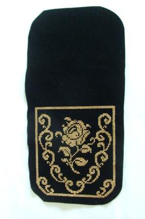 Elegant Rose Purse with Machine Embroidery image 11