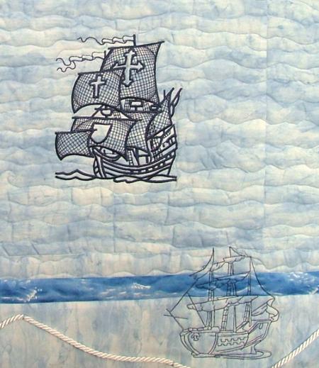 South Sea Sails Wall Quilt image 8
