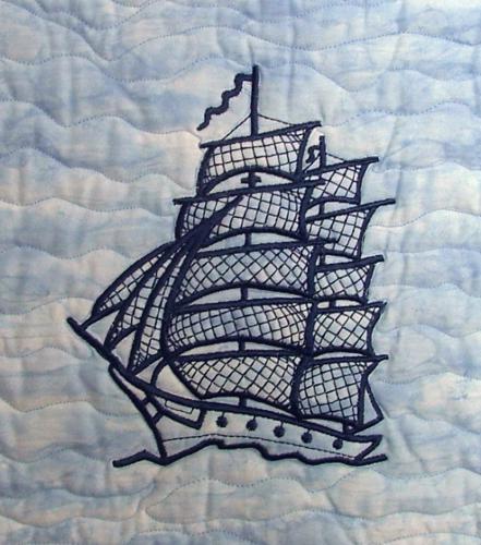 South Sea Sails Wall Quilt image 5