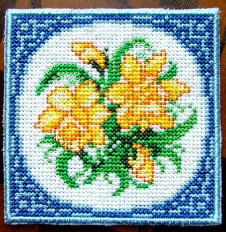 Spring Flower Coaster in the Hoop Project image 8