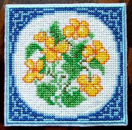 Spring Flower Coaster in the Hoop Project image 9