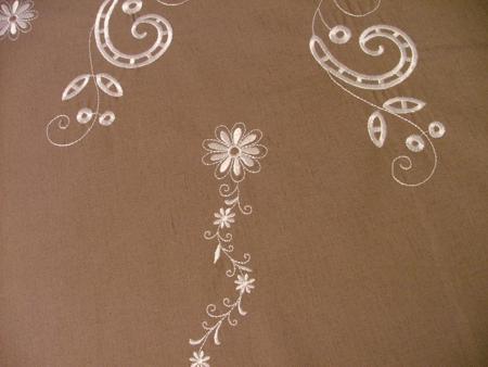 Linen Table Cloth with Embroidery image 4