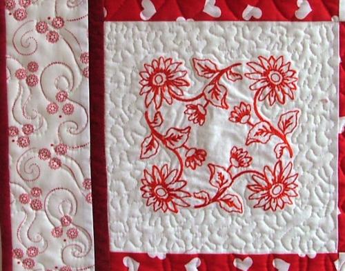 Valentine Angels Quilted Wall Hanging image 13