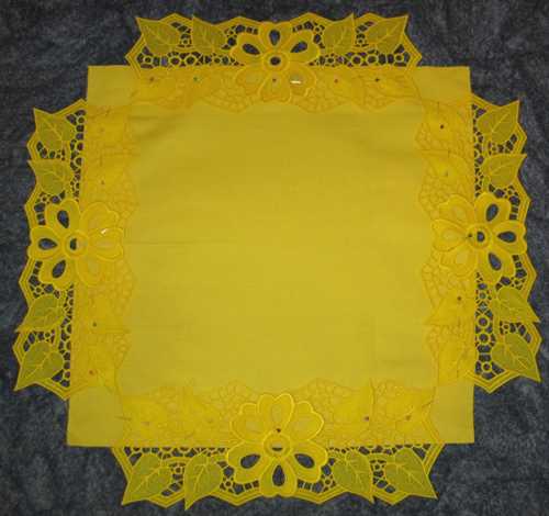 Doily with Wild Rose FSL Borders image 4