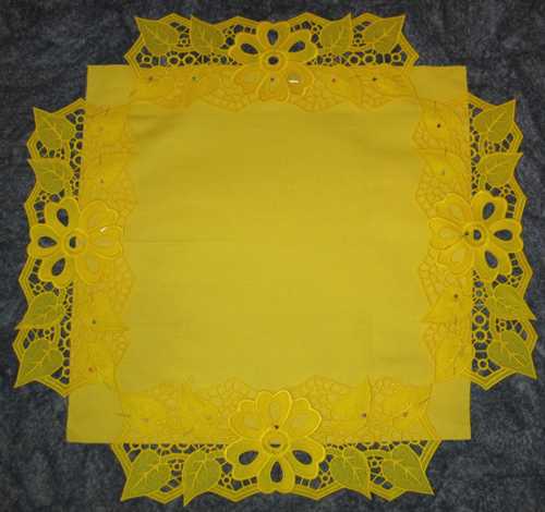 Doily with Wild Rose FSL Borders image 4