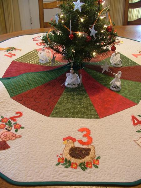 12 Days of Christmas Tree-Skirt image 11
